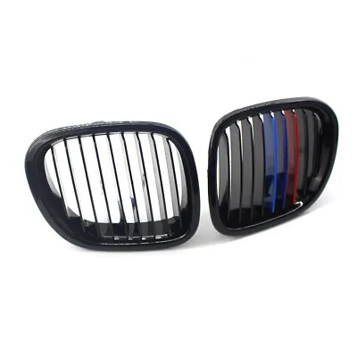 For 1996-02 BMW Z3 Grille Z-Series Front Kidney Grille Grill Gloss Black M Color • $46.99