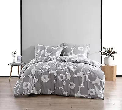 - Queen Duvet Cover Set Cotton Bedding With Matching Shams & Botto... • $169.99