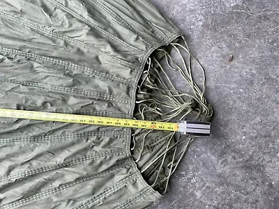 US Military Cargo Parachute 25.46 In Diameter • $400