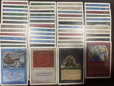 HUGE Lot Of 50 Vintage Unlimited Cards - 2ED - NM LP - MTG Magic Lot #1442 • $170