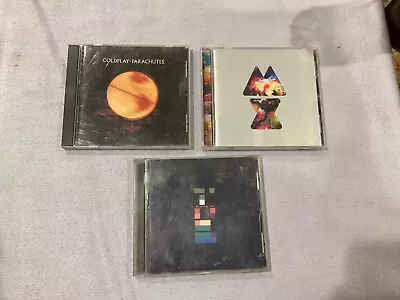 Coldplay 3 CD 💿 LOT- Parachutes XGY MYLO VG • $14.95