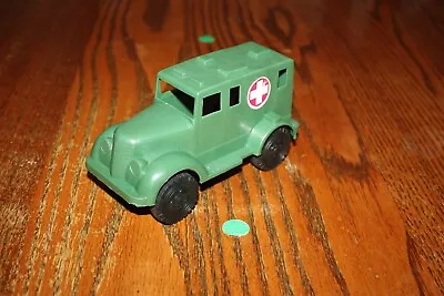Vintage Andy Gard Army Ambulance With Metal Axles - Marx MPC • $21.99