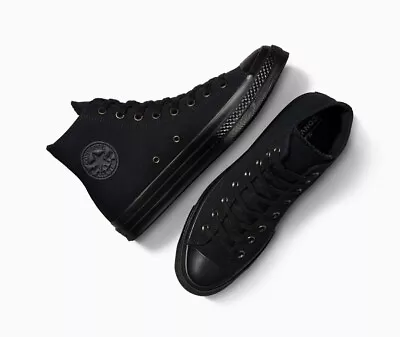 CONVERSE CHUCK 70 VINTAGE CANVAS HIGH TOP ALL BLACK (168928C) Men Size US 11 • $91