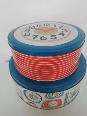 £25 • Buy Cath Kidston Clock Design Round Cake Tins