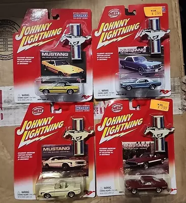   MUSTANG SERIES Johnny Lightning Series  1 Lot Of 4 Shelby Fastback Convertible • $12.99