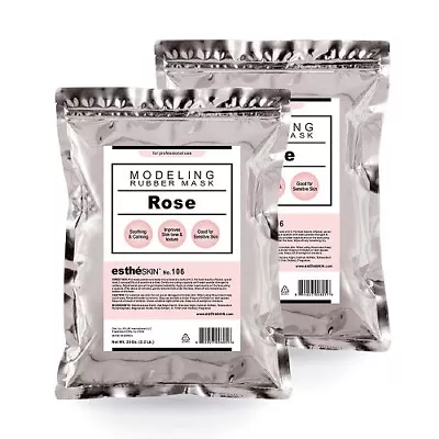 (2 Pack) EstheSKIN No.106 Rose Modeling Rubber Mask Powder For Facial 35 Oz. • $49.99