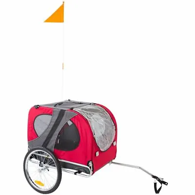 Red Pet Carrier Dog Bike Bicycle Trailer Enclosed • $119.99