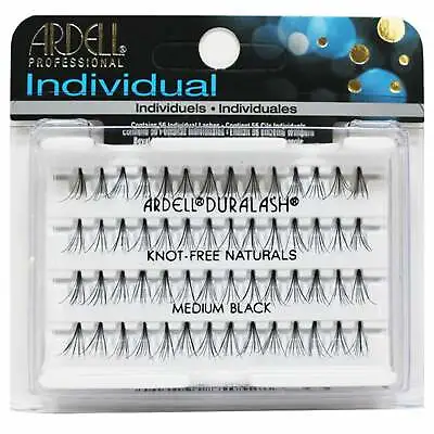 £4.95 • Buy Ardell Individual Natural False Eyelashes - Knot Free - Medium Black (65052)