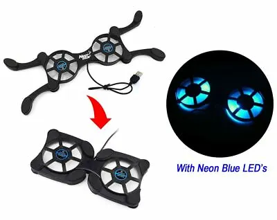 -Microsoft Xbox/One/X/S/360 Cooling Stand/Pad With Ultra-Blue LED Vortex® Fans- • £14.98