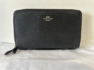 Coach Leather Double Wallet - Preloved • $120