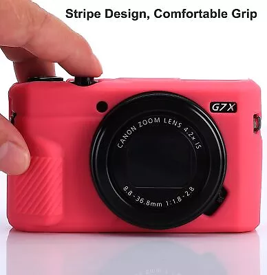 G7X Mark II G7X Mark III G7X Camera Silicone Case Ultra Thin Lightweight Rubber • $28.38