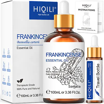 HIQILI 100ml Frankincense Essential Oil 100% Pure Undiluted Natural Massage Skin • $13.24