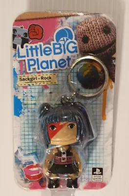 £8.89 • Buy Little Big Planet Sackgirl - Rock Keychain Keyring Toy - New - PlayStation 2010