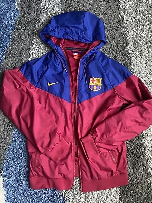 Fc Barcelona Nike Windbreaker Jacket Size Small • $65