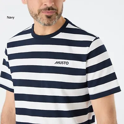 Musto Mens Classic Striped SS Tee Shirt • £44.99