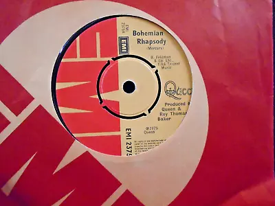 QUEEN   BOHEMIAN RHAPSODY   Or. UK E.M.I. EX+ COND.IN Or.SL. • £3.99