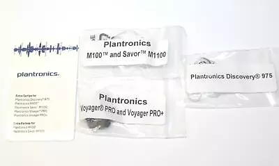 $9.90 • Buy Plantronics Eartips & Earloop For M100 M1100 Discovery 975 Voyager Pro Pro+ Set