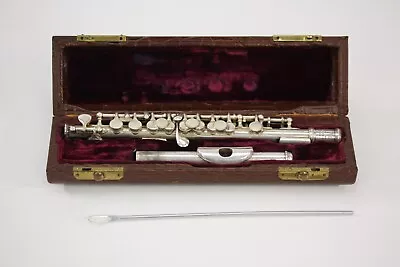 1956 King H.N. White Co. Solid Silver Head Silver Body Piccolo In C Model 1029 • $629