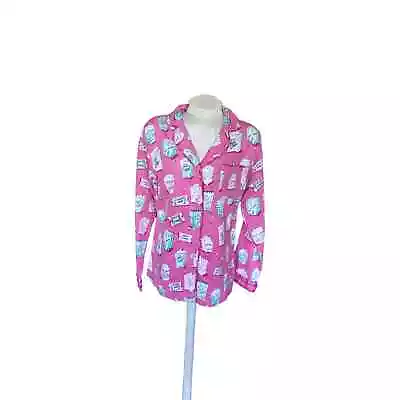 Munki Munki Flannel Long Sleeve Pajama Top NWT Small • $10