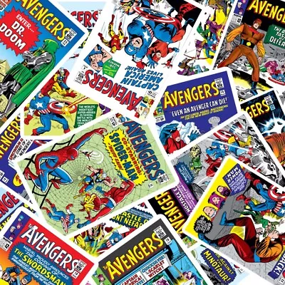 Marvel Comic Book Sticker Set 40 Piece Sticker Set Waterproof Stickers • $11.99