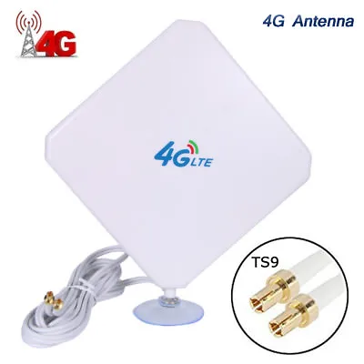 35dBi 4G LTE Booster Ampllifier MIMO Antenna TS9 Telstra Optus For ZTE • $16.19