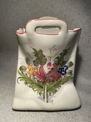 Unusual Ceramic Vase In The Shape Of A Bag • £8.99