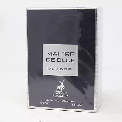 Maitre De Blue By Maison Alhambra Eau De Parfum 3.4oz/100ml Spray New With Box • $24.99