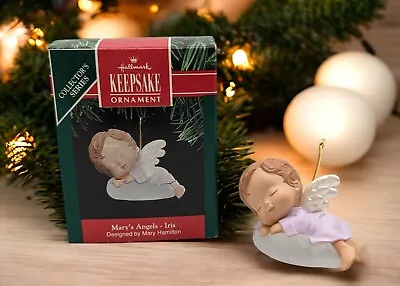 Mary's Angels Iris Sleeping 1991 Hallmark Keepsake Christmas Ornament • $17.99