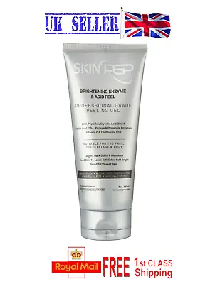SkinPep Brightening Enzyme & Acid Peel - Professional Grade Peeling Gel • £9.99