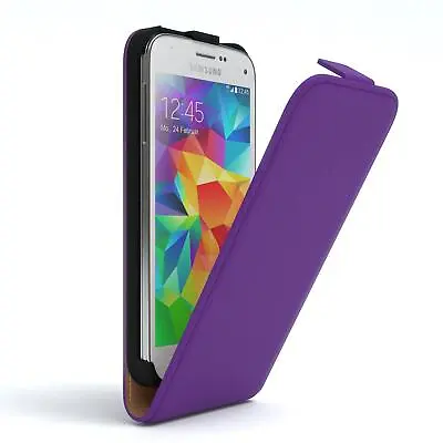 Case For Samsung Galaxy S5 Mini Flip Case Cover Phone Cover Purple • $18.05