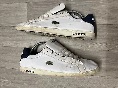 Lacoste Graduate White 7-40SMA0075147 Men's Trainers Size UK 9 • £22