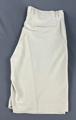 Peter Millar Golf Shorts Crown Sport Shackleford Hybrid 32 X 9 Beige Sand NWOT • $62.23