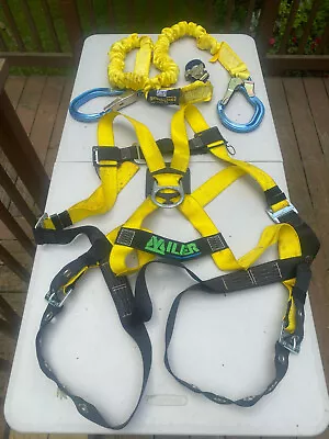 NEW 2015 Honeywell Miller 650-4/Uyk Full Body Harness + SALA Shockway 2 • $75.99