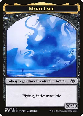 MTG {Marit Lage Token} // {Spirit Token}  - Modern Horizons • $1.69