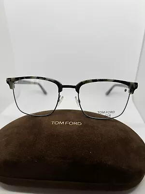New In Box! Tom Ford FT5504 056 Men's Eyeglasses - Green/Black • $199
