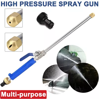 Hydro Jet High Pressure Power Washer Water Spray Gun Nozzle Wand Car Cleaner • $11.59