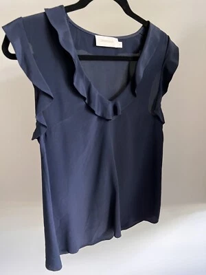 $20 • Buy Zimmerman Size 0 Top - 100% Silk - Fits A Size 8