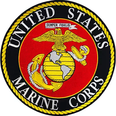 MARINE CORP XLG Embroidered Jacket Patch 12  (9046) • $20