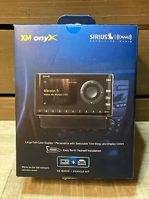 Sirius XM Onyx Satellite Radio & Vehicle Kit NEW OPEN BOX • $50