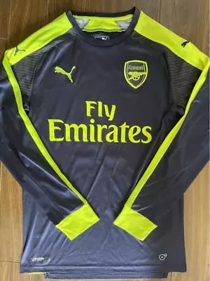 Mesut Ozil Arsenal 16/17 3rd Size S Puma Soccer Long Sleeve Jersey Original Used • $309.70