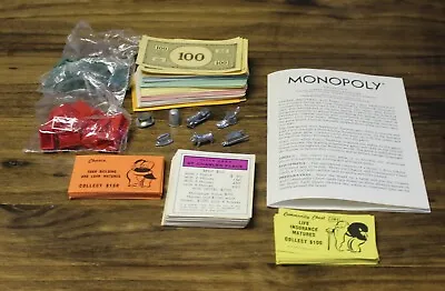 Vintage Monopoly Replacement Parts Components • $6.76