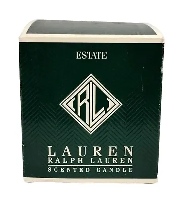 Ralph Lauren Scented Candle Estate Scent 7.2 Oz Open Box Never Burned Box Wear • £47.18