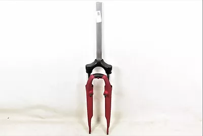 $36.99 • Buy 700c 28” Suntour Cr-8 Suspension Fork 1 1/8” Steerer 300mm V Brake Red Frost