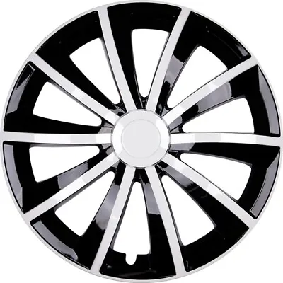 Hubcaps Set Gral 16 Inch IN White/Black 4x Premium Design Hub Caps • $162.76