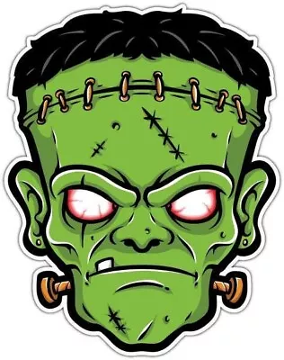 Frankenstein Zombie Monster Car Bumper Window Sticker Decal 4 X5  • $3.99