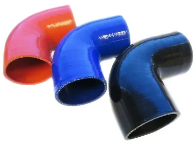 Silicone Elbow 90 Degree - Pipe Joiner Universal Water Air Hose Bend • £17.99