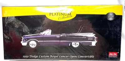 Sun Star 1959 Dodge Custom Royal Lancer Convertible 1:18 Diecast Car New • $149.99