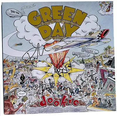Green Day Signed Dookie Vinyl Album Lp Billie Joe Armstrong Dirnt Cool Jsa • $1124.99