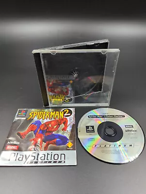 Spider-Man 2 Enter Electro (PlayStation 1 PS1) FAST FREE POST • $39.95