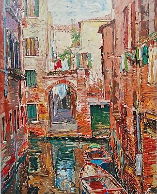 Marco Sassone Rio Secondo 1990 Hand Signed Serigraph American-Italian Artist • $398